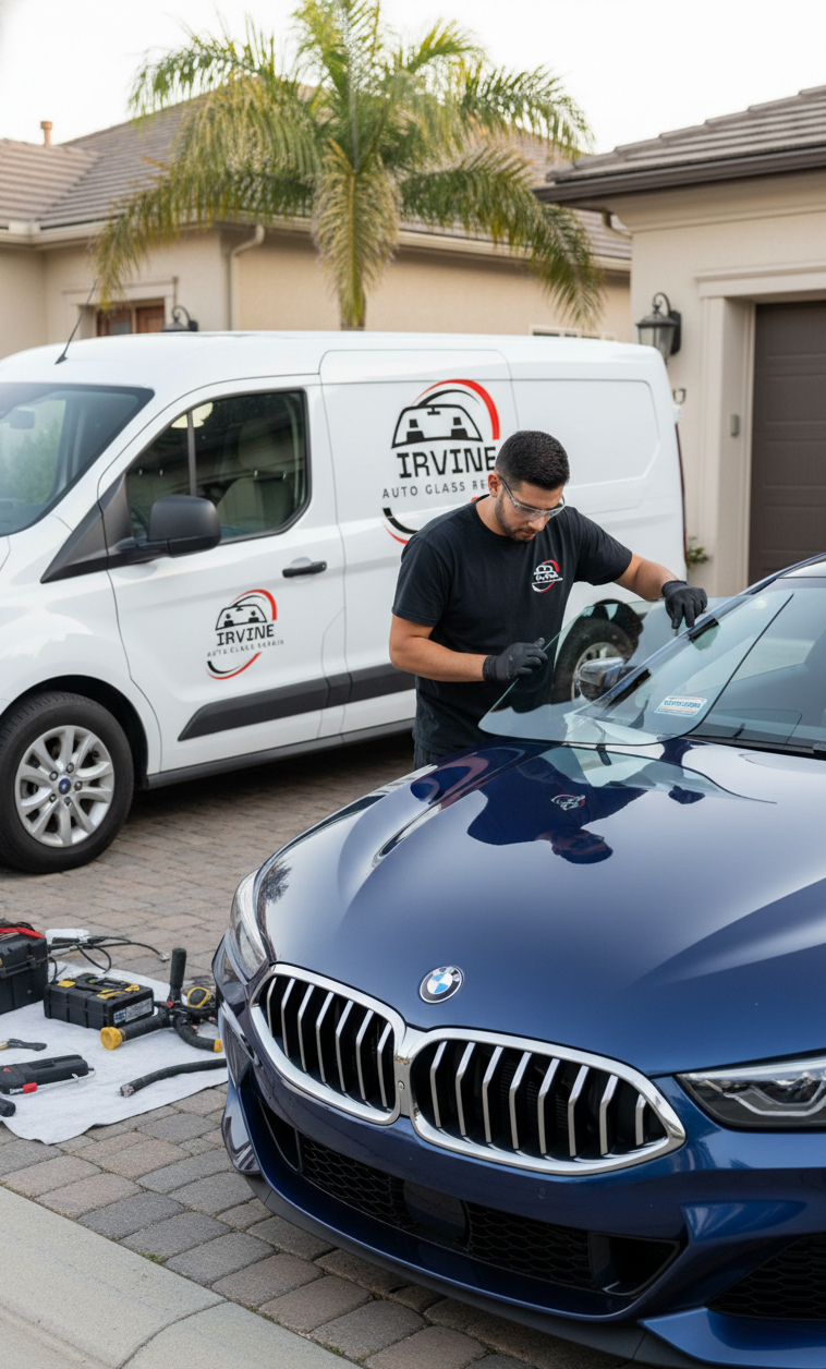 Windshield repair and replacement near Irvine CA